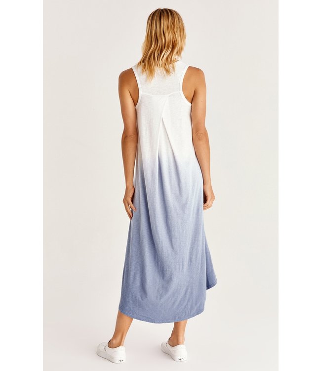 Z SUPPLY AMALFI SLUB DIP-DYE DRESS