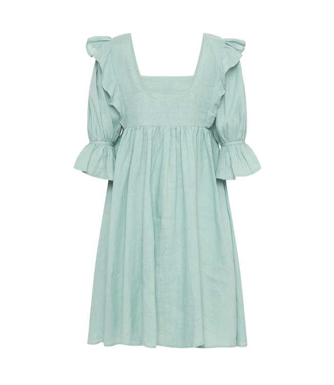 SPELL DESIGNS MAE LINEN MINI DRESS