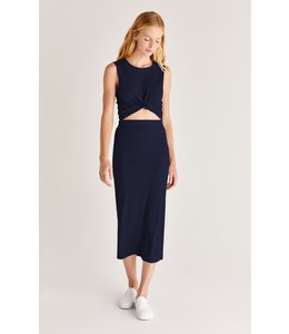 Z SUPPLY FALLON RIB MIDI SKIRT