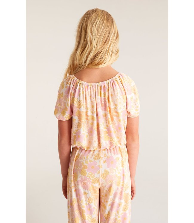 Z SUPPLY GIRLS FLORAL TOP