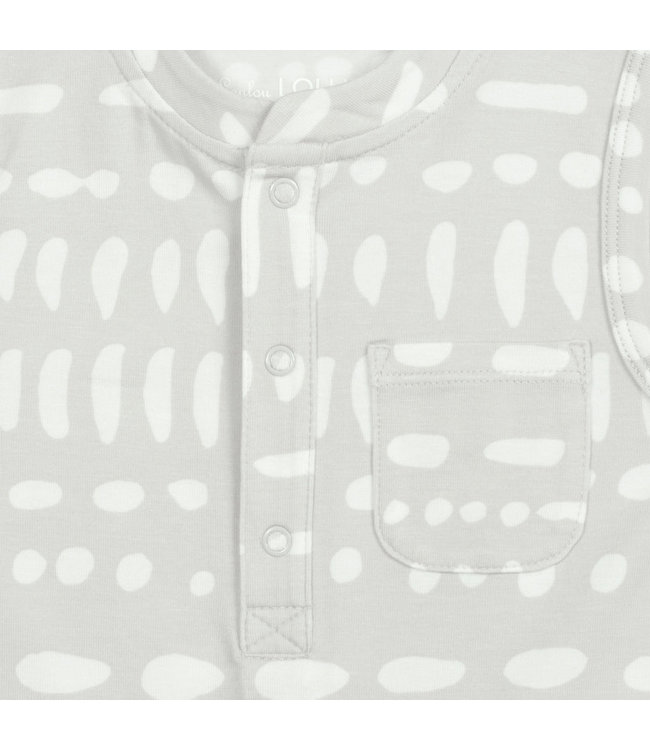 LOULOU LOLLIPOP SHORT ROMPER