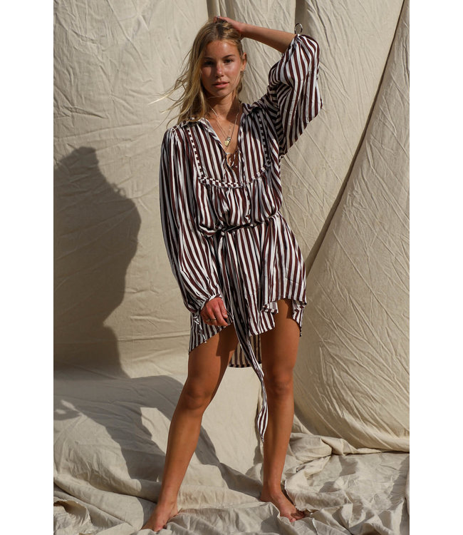 JENS PIRATES BOOTY FRENCH STRIPE VERONA DRESS