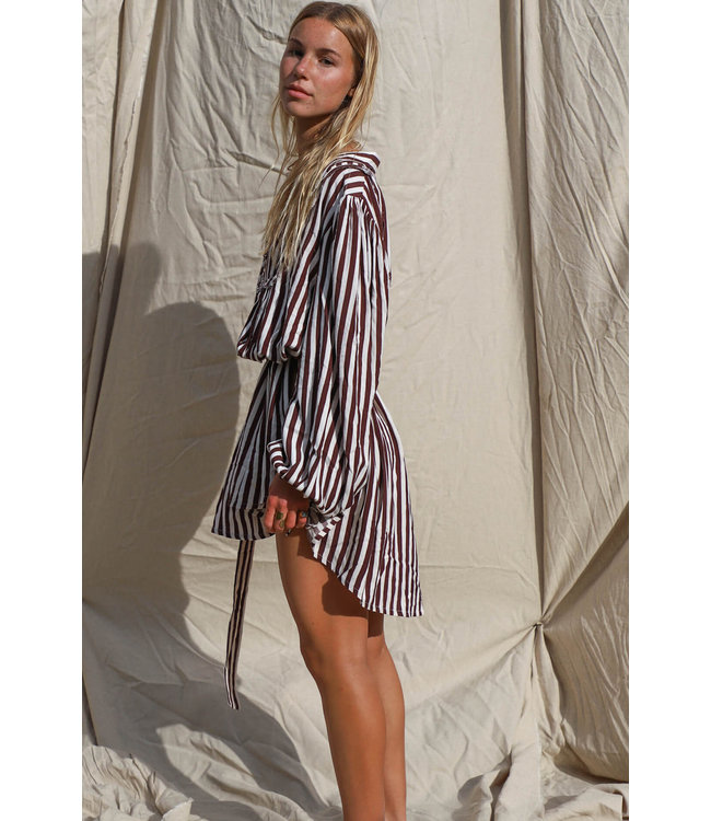 JENS PIRATES BOOTY FRENCH STRIPE VERONA DRESS