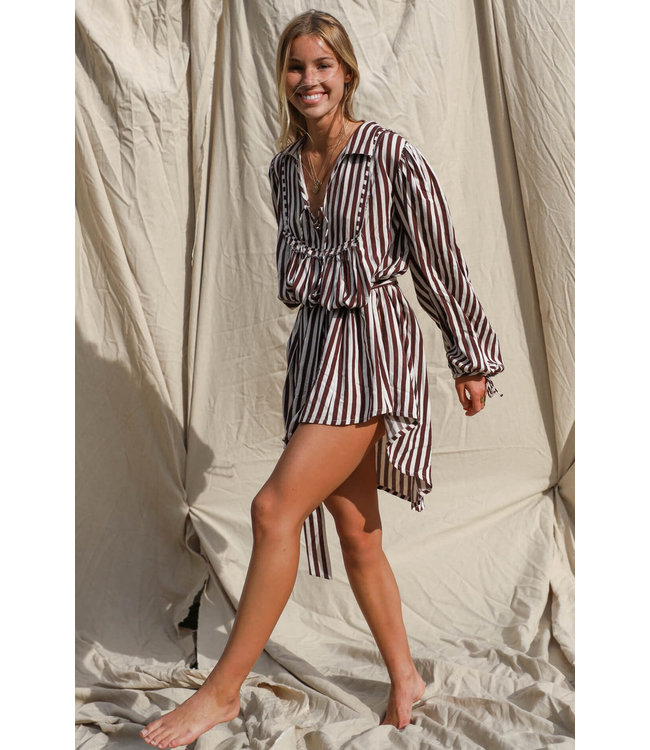 JENS PIRATES BOOTY FRENCH STRIPE VERONA DRESS