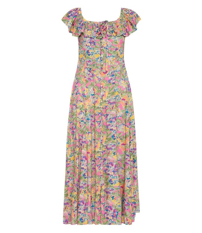 SPELL DESIGNS DOLLY OFF-SHOULDER SUNDRESS