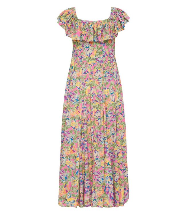 SPELL DESIGNS DOLLY OFF-SHOULDER SUNDRESS