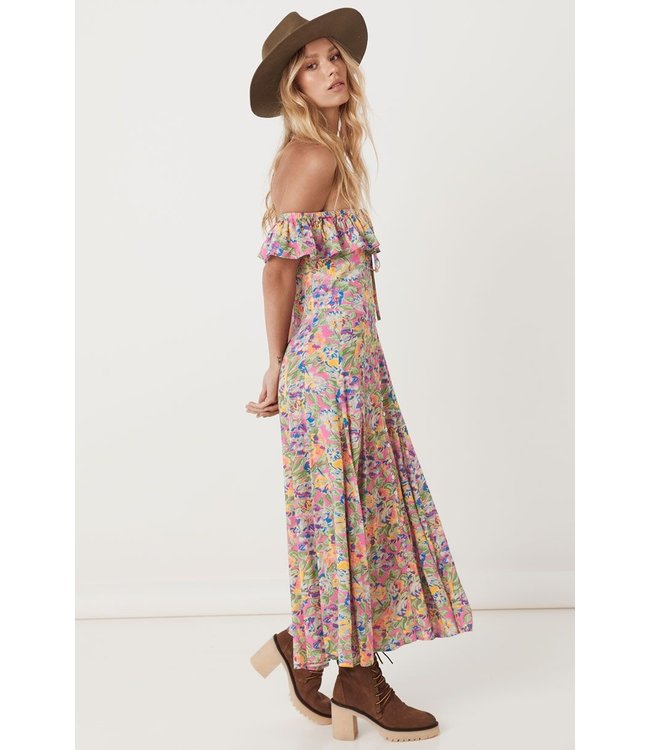 SPELL DESIGNS DOLLY OFF-SHOULDER SUNDRESS