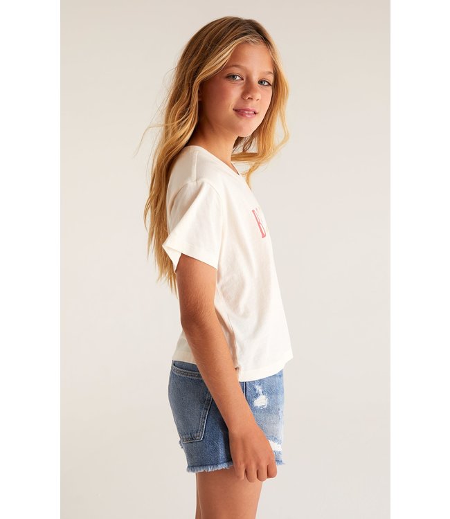 Z SUPPLY GIRLS COASTAL BEACHY TEE