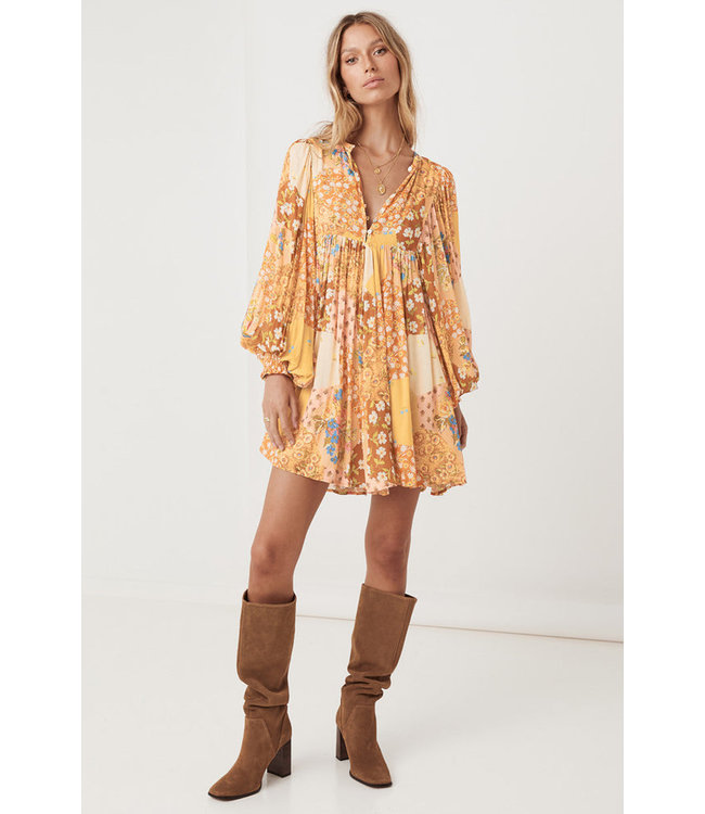 SPELL DESIGNS FREDA BOHO MINI DRESS
