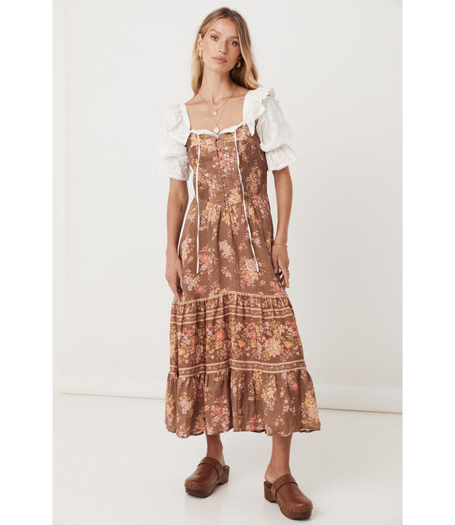 SPELL DESIGNS MEADOWLAND LINEN SUNDRESS