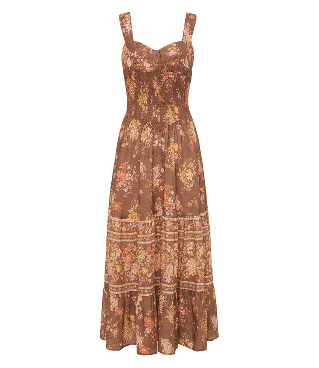 SPELL DESIGNS MEADOWLAND LINEN SUNDRESS