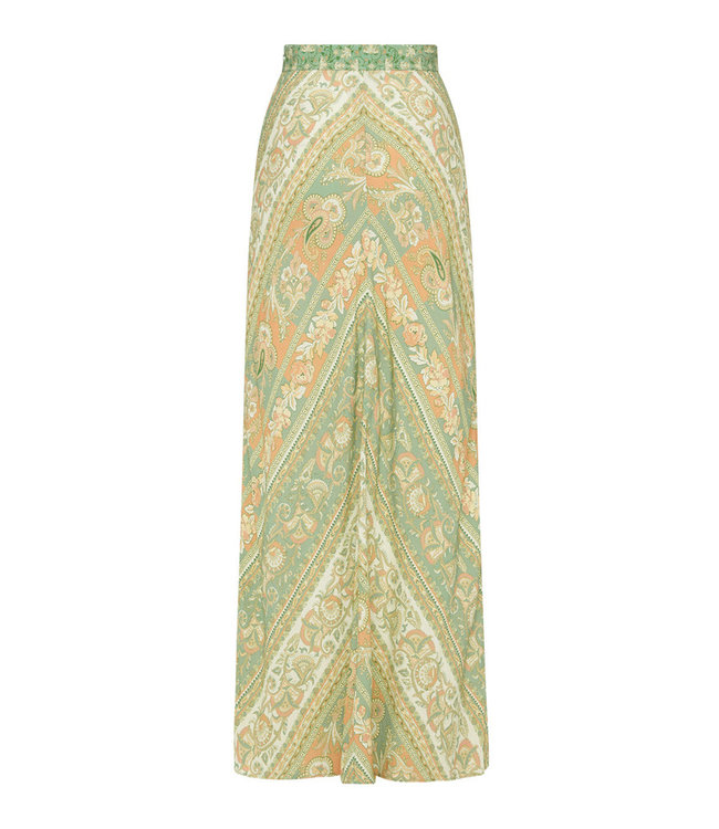 SPELL DESIGNS MADAME PEACOCK MAXI SKIRT