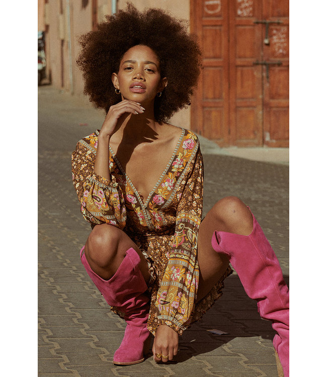 SPELL DESIGNS MADAME PEACOCK ROMPER