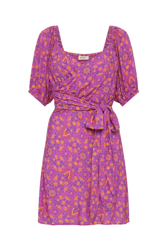 madame peacock boho dress Spell Madame Peacock Boho Dress Boysenberry 223112A-BOY