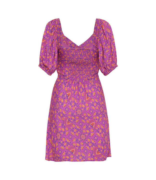 SPELL DESIGNS MADAME PEACOCK SWEETHEART MINI DRESS