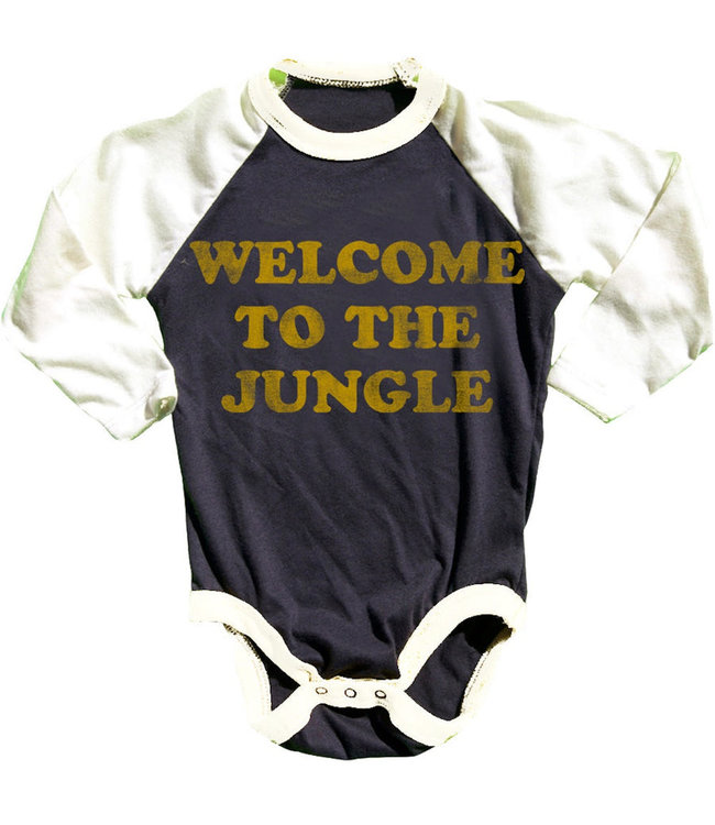 Rowdy Sprout WELCOME TO THE JUNGLE ONESIE