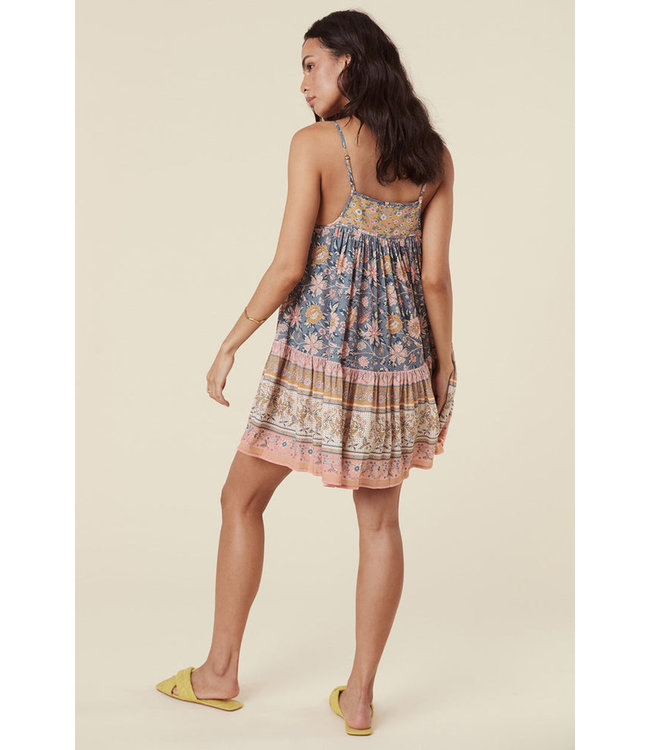 SPELL DESIGNS MOSSY STRAPPY MINI DRESS