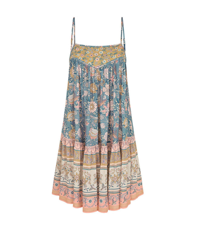 SPELL DESIGNS MOSSY STRAPPY MINI DRESS