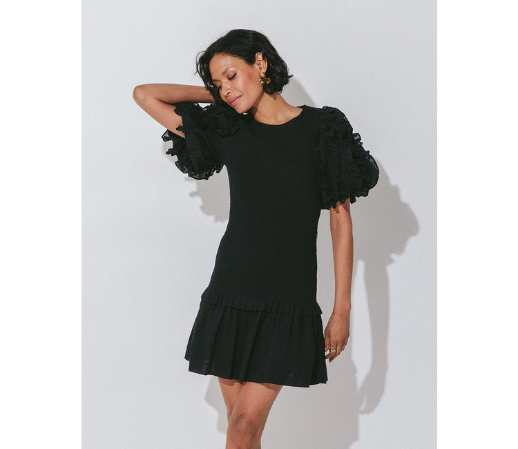 Colette Puff-Sleeve Dress