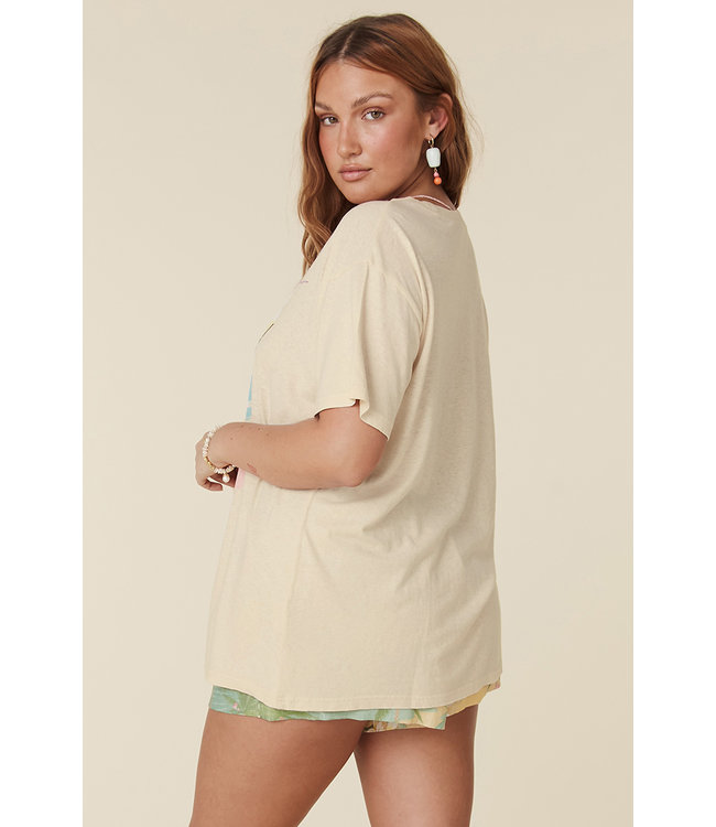 SPELL DESIGNS HIBISCUS LANE BIKER TEE