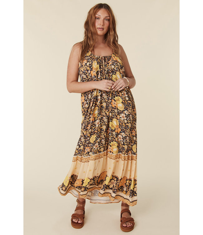 SPELL DESIGNS HIBISCUS LANE STRAPPY MAXI