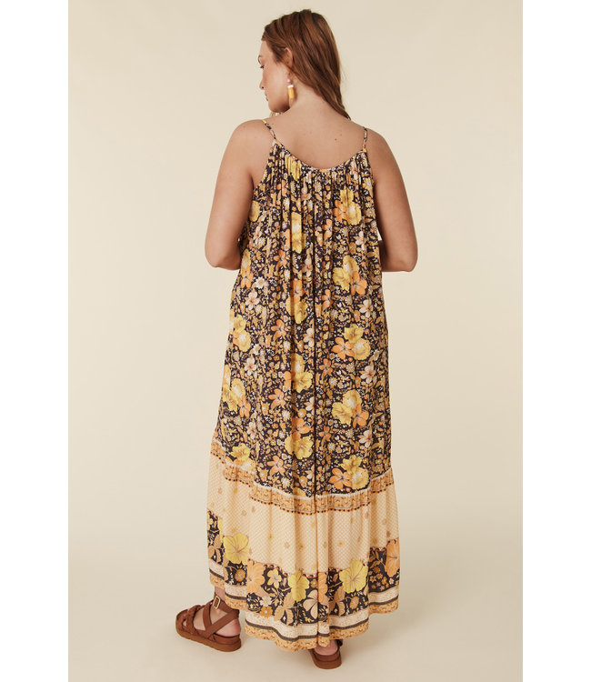 SPELL DESIGNS HIBISCUS LANE STRAPPY MAXI