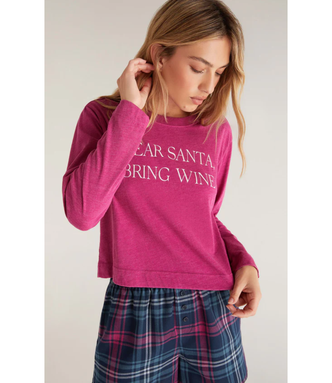Z SUPPLY BRING WINE LS TEE