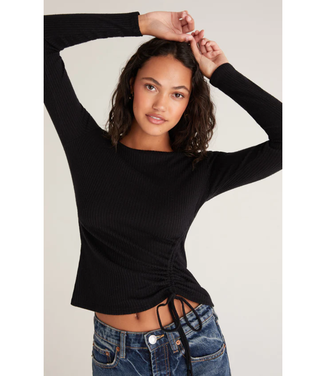 Z SUPPLY DAMALI SHIRRED RIB TOP