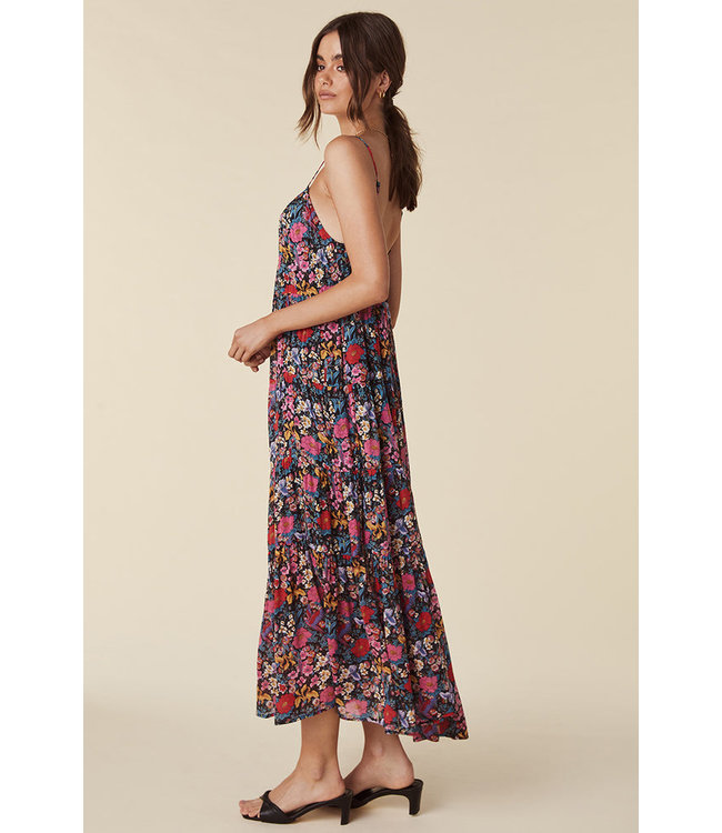 SPELL DESIGNS LAST DRINKS STRAPPY MAXI DRESS