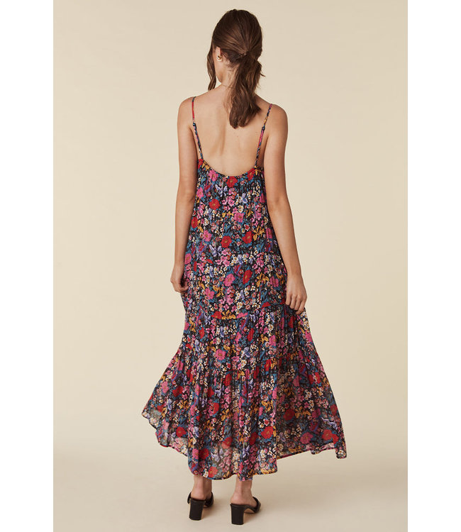 SPELL DESIGNS LAST DRINKS STRAPPY MAXI DRESS