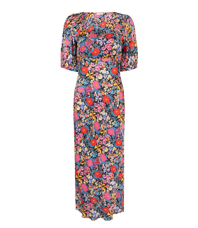 SPELL DESIGNS LAST DRINKS BIAS MIDI DRESS