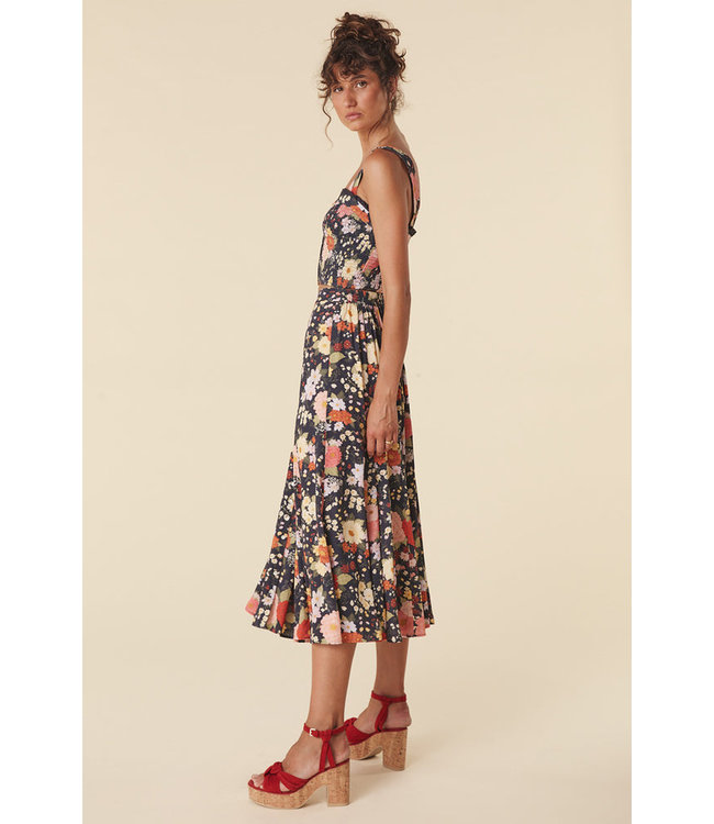 SPELL DESIGNS SANGRIA MIDI SKIRT