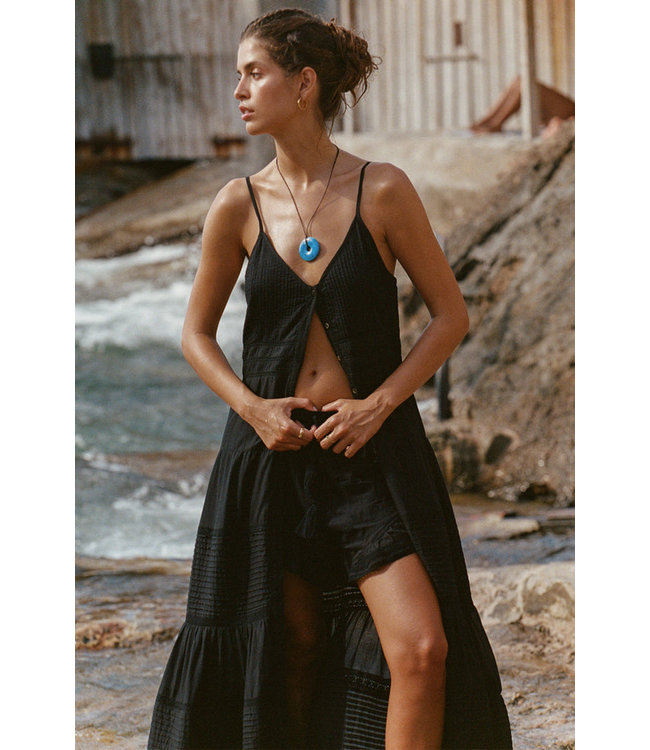 SPELL DESIGNS DOVE LACE STRAPPY DRESS