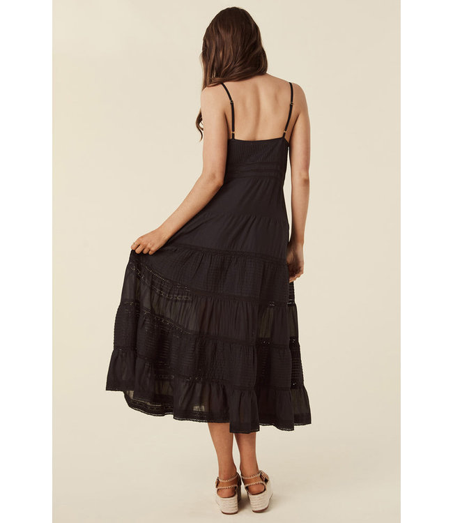 SPELL DESIGNS DOVE LACE STRAPPY DRESS