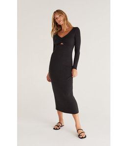 Z SUPPLY ORLA RIB MIDI DRESS