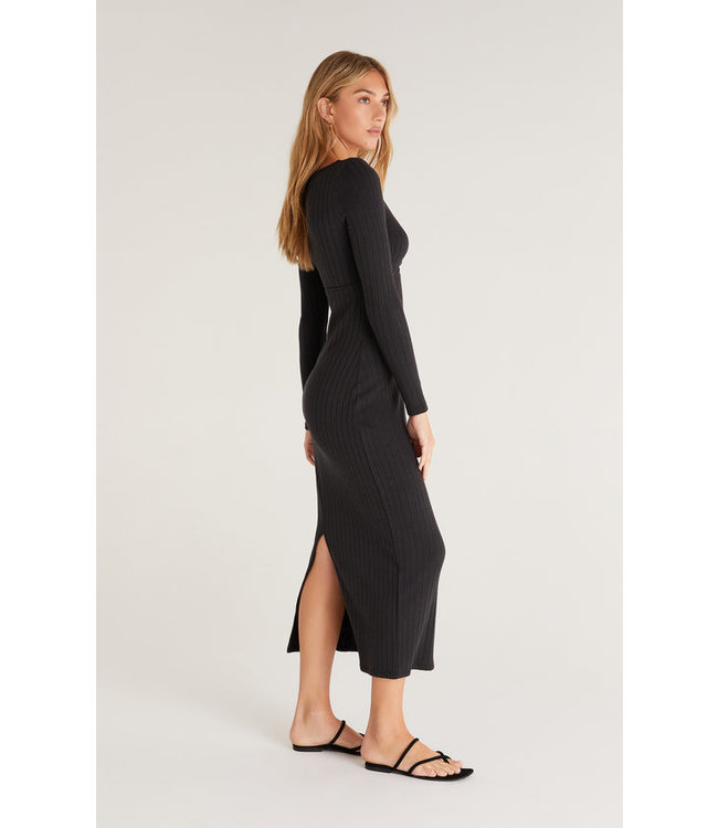 Z SUPPLY ORLA RIB MIDI DRESS