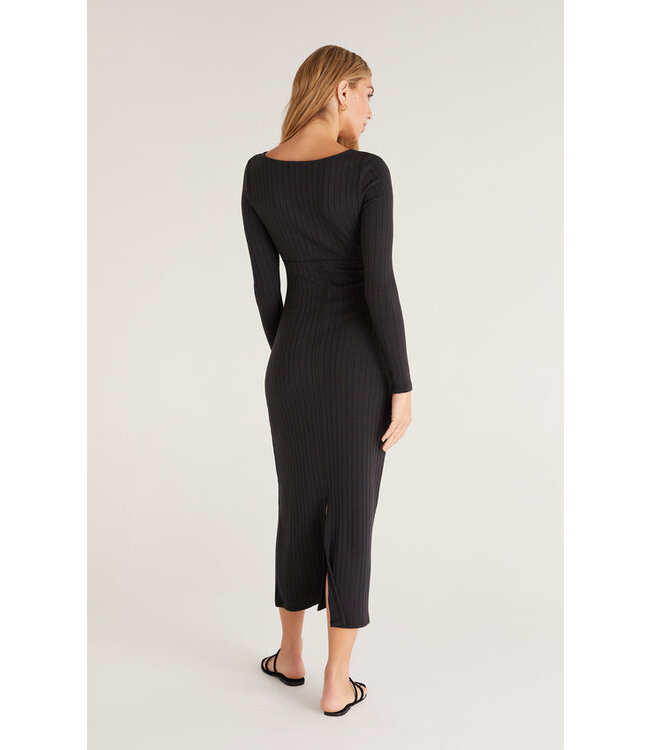 Z SUPPLY ORLA RIB MIDI DRESS