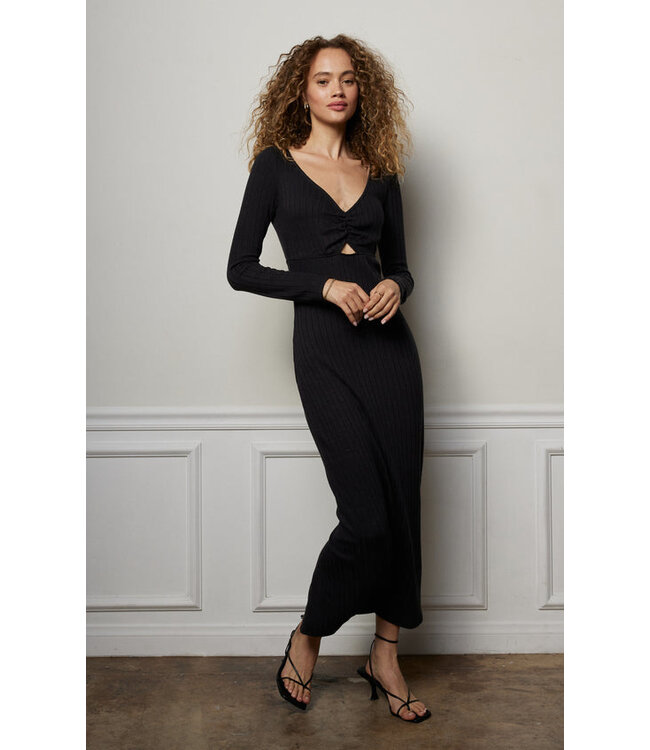 Z SUPPLY ORLA RIB MIDI DRESS