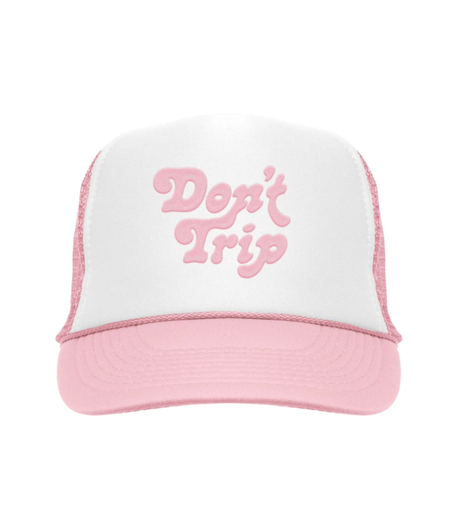 FREE AND EASY DONT TRIP EMBROIDERED TRUCKER