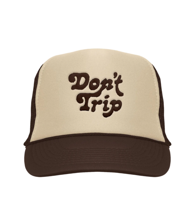 FREE AND EASY DONT TRIP EMBROIDERED TRUCKER
