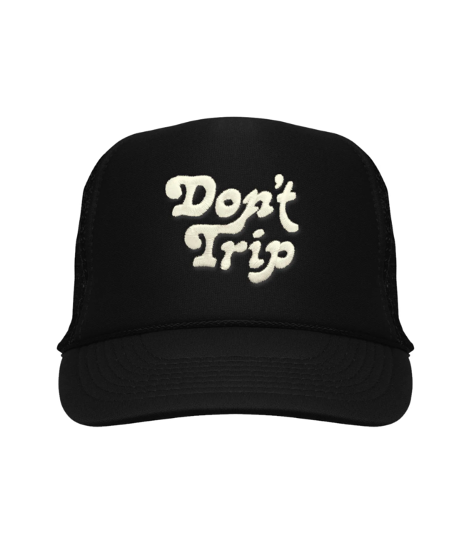FREE AND EASY DONT TRIP EMBROIDERED TRUCKER