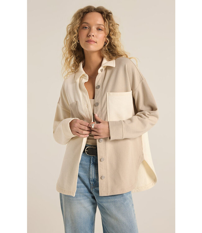 Z SUPPLY ALL DAY COLORBOCK JACKET