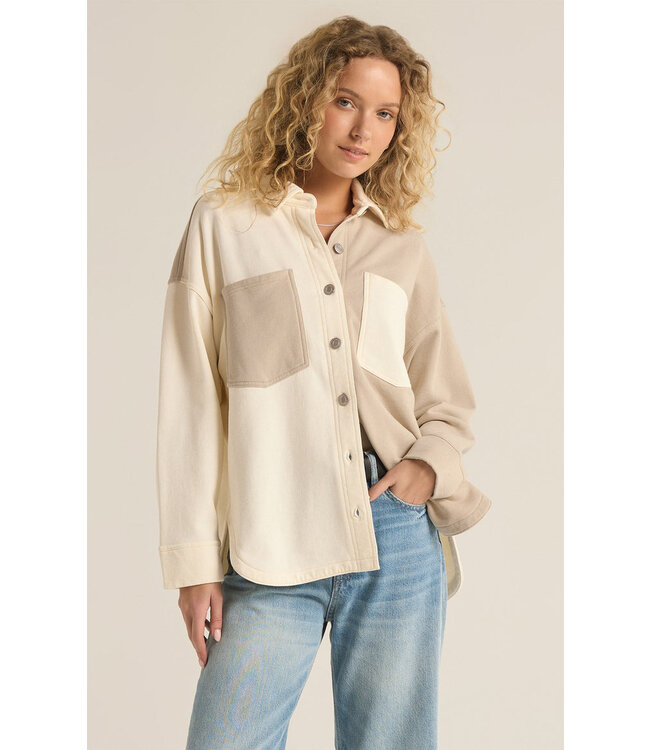 Z SUPPLY ALL DAY COLORBOCK JACKET