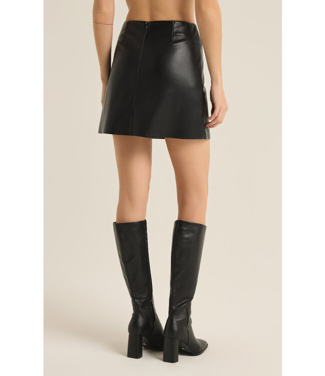 Z SUPPLY CIERA LEATHER SKIRT