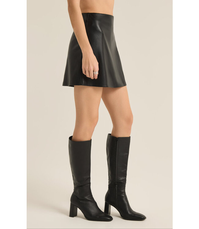 Z SUPPLY CIERA LEATHER SKIRT
