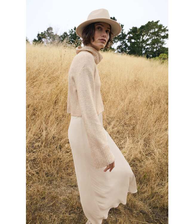 Z SUPPLY EUROPA POLY SEAM SHEEN SKIRT