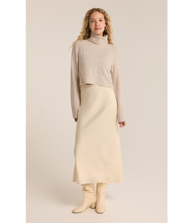 Z SUPPLY EUROPA POLY SEAM SHEEN SKIRT