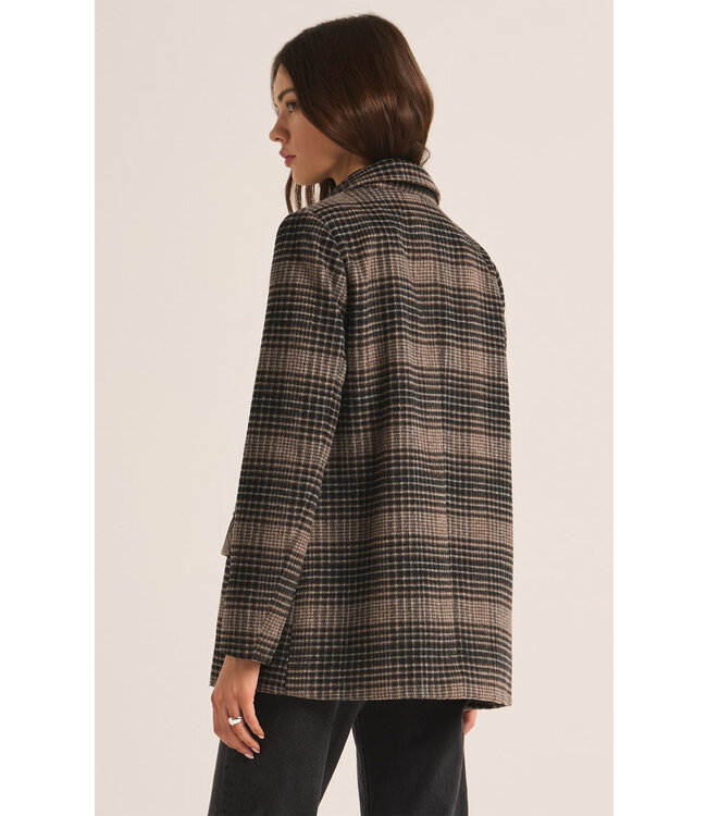 Z SUPPLY KINGSTON RELAXED PLAID BLAZER