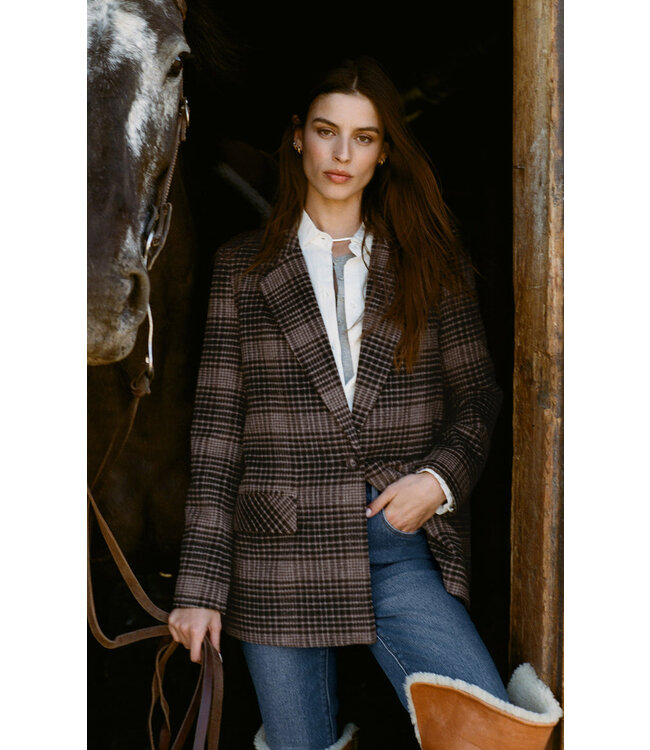 Z SUPPLY KINGSTON RELAXED PLAID BLAZER