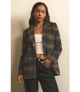 Z SUPPLY KINGSTON RELAXED PLAID BLAZER